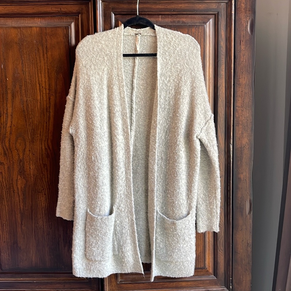 Free People Fuzzy Cardigan